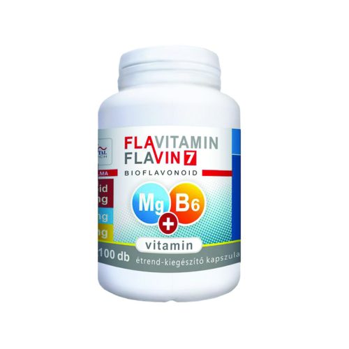 Flavitamin Magnézium+B6 vitamin 100 kapszula