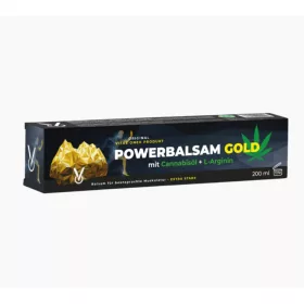   Powerbalsam Gold krém Kannabiszolajjal és L-Argininnel 200 ml