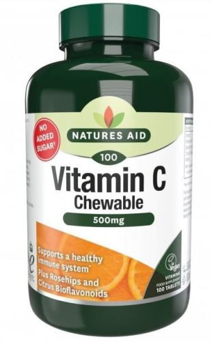 Natures Aid C-500 rágótabletta 100 db