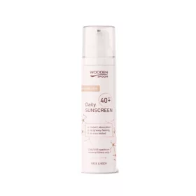   Wooden Spoon Natural ásványi fényvédő emulzió arcra és testre SPF40+ 