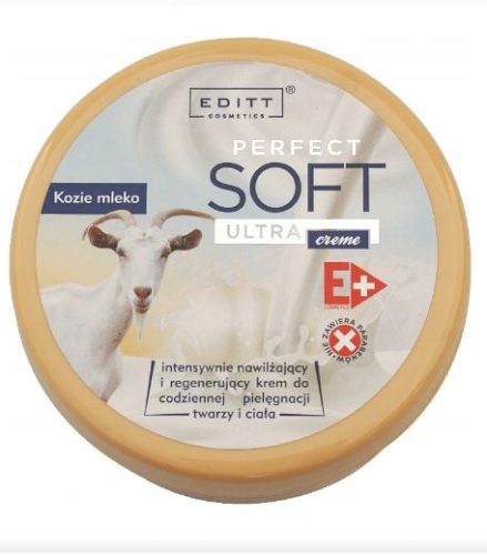 EDITT COSMETICS SOFT TEST ÉS ARCKRÉM KECSKETEJ KIVONATTAL 150g