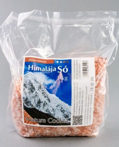 Natura cookta himalája sötét rózsaszín durva kristálysó 1000g