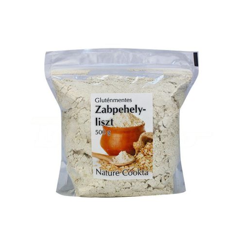 Nature cookta gluténmentes zabpehelyliszt 500g