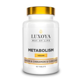 Luxoya Metabolism Gyömbérrel- Fahéj és Kurkumin 60db