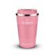 Luxoya rozsdamentes hőtartó pohár - rózsaszín 400 ml