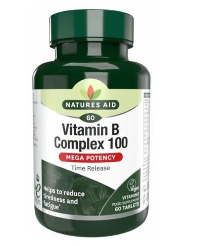 Natures Aid Mega B Complex 100 mg tabletta 60 db