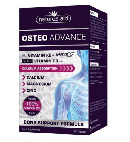 Natures Aid Osteo Bone support tabletta 60 db