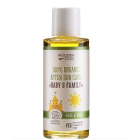   Wooden Spoon Bio napozás utáni olaj csecsemő és érzékeny bőrre 100 ml
