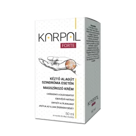 Karpal Forte krém kéztőalagút szindróma kezelése