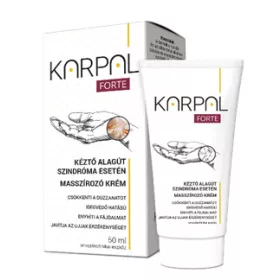 Karpal Forte krém kéztőalagút szindróma kezelése