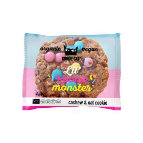   Kookie Cat bio vegán gluténmentes zabkeksz cukorkás, csokidarabos 50 g