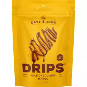 Dave & Jon's mango drips milk chocolate 100 g