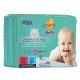 Jimjams baby nedves popsitörlőkendő illatmentes multipack 3x52db 156 db