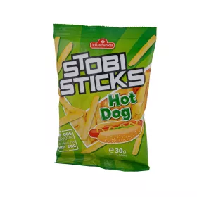 Stobi sticks hot-dog ízű kukorica snack 30 g
