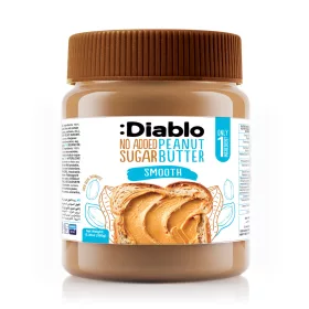 Diablo mogyoróvaj smooth hozzáadott cukor nélkül 350 g