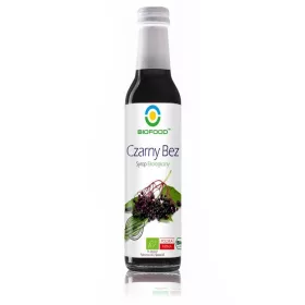 Bio Food bio 50°% fekete bodza szörp 250 ml