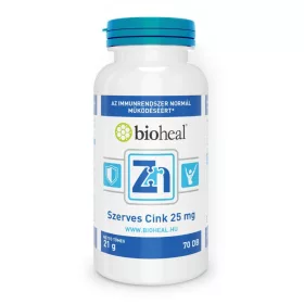 Bioheal szerves cink 25mg tabletta 70 db