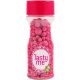Tasty Me gluténmentes cukorgyöngy tortadekor mix málnarózsaszín 70 g