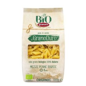 Granoro bio tészta mezze penne rigate 500 g