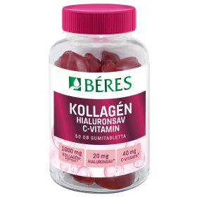  Béres kollagén, hialuronsav, c-vitamin cukormentes gumitabletta 50 db