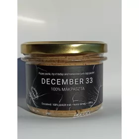 December 33 mákpaszta fehér 100%  200 g