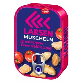 Larsen kagyló csípős paradicsomszószban 110 g