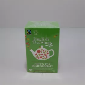 English Tea Shop bio zöld tea gránátalma 20x1,5g 30 g