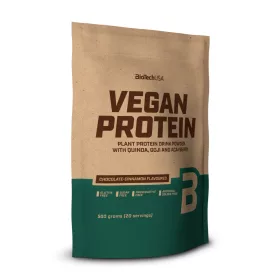   Biotech vegan protein csoki-fahéj ízű fehérje italpor 500 g