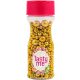 Tasty Me gluténmentes metallic pearls tortadekor mix antik arany 75 g
