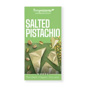 Benjamissimo bio vegán csokoládé sós pisztácia 60 g