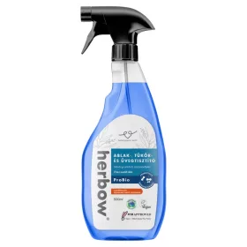   Herbow ablak-, tükör- és üvegtisztító probiotikus spray and wipe friss szellő illattal 500 ml