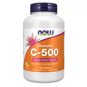 Now c-500 narancs ízű rágótabletta 100 db