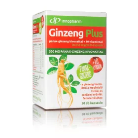   Innopharm ginzeng plus panax-ginzeng kivonattal +10 vitaminn 50 db