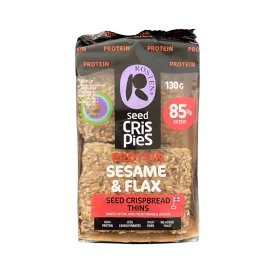   Rosten Crispies magas protein tartalmú ropogós kenyérszelet szezám- és lenmagos 130 g