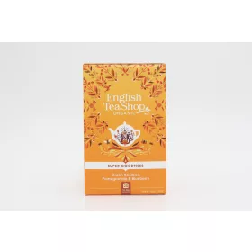   English Tea Shop 20 bio zöld rooibos gránátalma áfonya tea 35 g