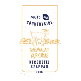   Multi 4u countryside kecsketej szappan sheavajas-kurkumás 100 g