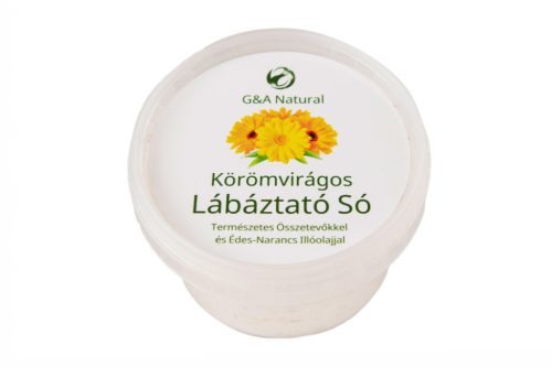 G&A Natural Körömvirágos Lábáztató Só Édesnarancs Illóolajjal 140 g