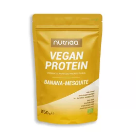 Nutriqa bio vegán banán-mesquite protein shake 250 g