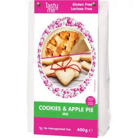   Tasty Me glutén- és laktózmentes almás pite&keksz mix 400 g