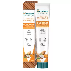   Himalaya botanique natúr kurkumás fehérítő, lepedékeltávolító fogkrém 75 ml