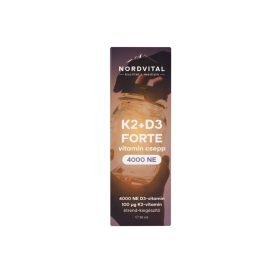 Nordvital d3+k2 forte csepp 60adag 30 ml