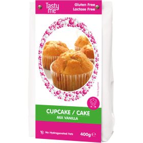   Tasty Me glutén- és laktózmentes cupcake/torta mix – vaníliás 400 g