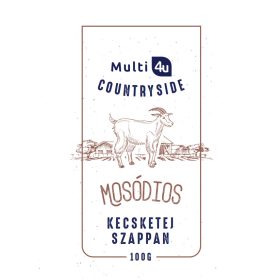 Multi 4u countryside kecsketej szappan mosódiós 100 g