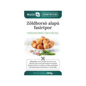   Multi 4u countryside zöldborsó alapú fasírtpor fokhagymás ízesítéssel 200 g
