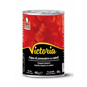 Victoria hámozott, darabolt paradicsom 400 g
