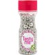 Tasty Me gluténmentes metallic pearls tortadekor mix ezüst 75 g