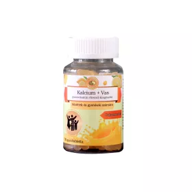 Sun Moon kalcium+vas étrend-kiegészítő gumivitamin 30 db