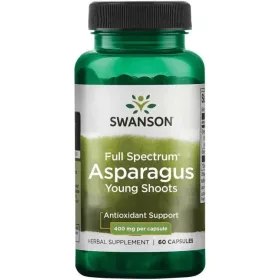   Swanson asparagus full spectrum spárgacsíra kivonat kapszula 400mg 60 db