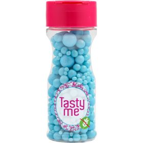   Tasty Me gluténmentes cukorgyöngy tortadekor mix világoskék 70 g
