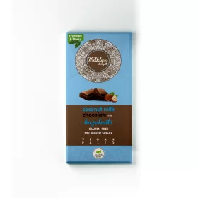   Health Market Milkless Delight Kókusztejes csokoládé egész mogyoróval 80g